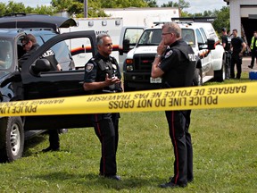A pair of Ottawa police officers and three paramedics were hurt in a joint training exercise in the city's west end on June 18,  2014. Tony Caldwell/Ottawa Sun/Postmedia Network files