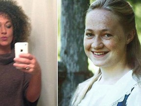Rachel Dolezal is pictured in an undated Facebook profile photo and a photo released by Dolezal's parents. Dolezal, the head of the local chapter of the NAACP, and who has railed against the racism she?s faced, is not actually black. (Facebook/Handout)