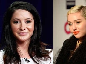 Bristol Palin (L) and Miley Cyrus (R). 

(REUTERS)