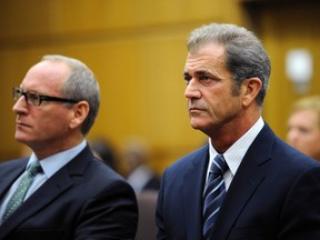 Mel Gibson in court to battle over custody rights in this file photo from 2011. 

REUTERS/Kevork Djansezian/Poo