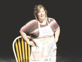 Londoner Sheryl Scott?s flawless performance in The Downs at the Fringe Festival was Free Press reviewer Joe Belanger?s favourite show. 
(DEREK RUTTAN, The London Free Press)