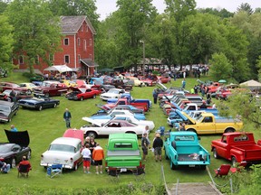 It was a milestone year for the annual Otterville Mill Classic Car Show. About 200 vehicles converged on the historic mill for the show's 20th anniversary on Saturday, June 14, 2015. (MEGAN STACEY/Sentinel-Review)