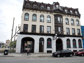 Heritage building at 183 King and others could sit empty as Southside builds around it. (Free Press file photo)
