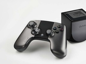 Ouya game console. (Supplied)