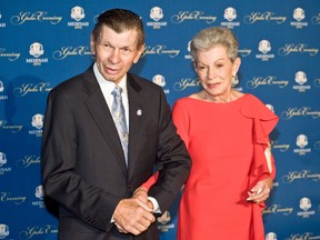 Stan and Jill Mikita attend the 39th Ryder Cup gala at Akoo Theatre at Rosemont on September 26, 2012 in Rosemont, Illinois. (Timothy Hiatt/Getty Images/AFP)