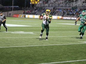 Eskimos QB candidateJames Franklin figures he needs to be more patient in the pocket. (Robert Murray, Postmedia Network)