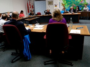 EMILY MOUNTNEY_LESSARD/THE INTELLIGENCER
The Hastings and Prince Edward District School Board met at the Ann Street Education Centre, on Monday in Belleville.
