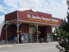 St. Jacobs Farmers’ Market is back in full operation with a new building after a devastating fire. (Barbara Fox/Special to Postmedia Network)