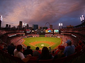 A general view of Busch Stadium during a game between the St. Louis Cardinals and the Detroit Tigers on May 17, 2015 in St. Louis, Missouri. (Dilip Vishwanat/Getty Images/AFP)