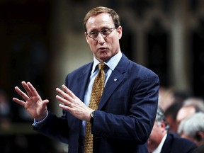 Canada's Justice Minister Peter MacKay speaks during Question Period in the House of Commons on Parliament Hill in Ottawa, June 16, 2015. (CHRIS WATTIE/Reuters)