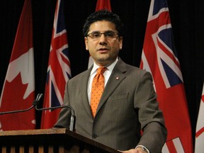 Community Safety Minister Yasir Naqvi. (Antonella Artuso/Toronto Sun)