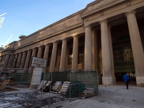 Union Station construction in Toronto on January 14, 2015. (Dave Abel/Toronto Sun)