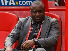 Cameroon head coach Enow Ngachu says the team learns from every tournament it plays in. (Ian Kucerak, Edmonton Sun)