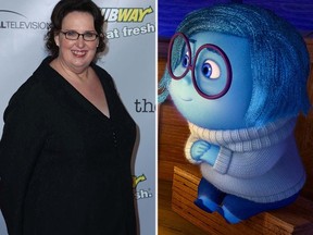 Phyllis Smith voices Sadness in Inside Out (WENN.COM/Handout)