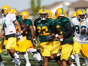 Wednesday marked the last day of camp for the Eskimos, who play their second preseason game in Vancouver on Friday. (Ian Kucerak, Edmonton Sun)