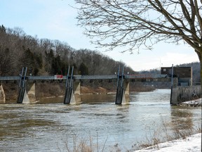 Springbank Dam. (Free Press file photo)