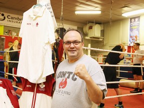 Gord Apolloni has been named boxing coach for the upcoming Pan American Games is shown at the Top Glove Boxing Academy in Sudbury, Ont. on Tuesday June 16, 2015.