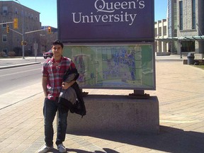 Ahmad Al-Kheat, originally from Iraq, has just graduated from Queen's University in Kingston, Ont. after coming to Canada to study under a sponsorship by the Student Refugee Program of the World University Service of Canada. (Supplied photo)