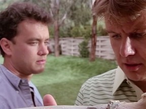 Rick Ducommun (right) with Tom Hanks in "The 'Burbs." (Handout)