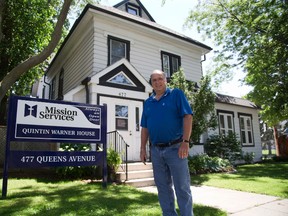 Jon DeActis is the director of Quintin Warner House which offers addiction treatment in London. (DEREK RUTTAN, The London Free Press)
