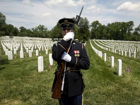 In August, a funeral for Honeyman and his entire crew will be held at the U.S. Army's military burial grounds at Arlington National Cemetery in Virginia. (REUTERS/Jonathan Ernst)