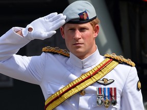 Prince Harry ended his career with the British army on June 19, 2015 after 10 years' service that saw him fight on the front line twice in Afghanistan. (AFP PHOTO/SAEED KHAN)
