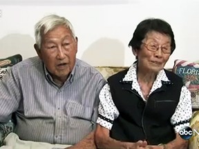 George and Miko Kaihara finally received their high school diplomas at 90 years of age. (YouTube)