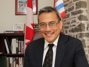 Ted Hsu, MP for Kingston and the Islands, in his Kingston office. Julia McKay/Kingston Whig-Standard