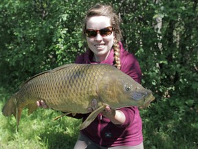 Carp fishing on the St. Lawrence River