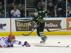 London Knights forward Mitch Marner is a sure bet to be selected early in the first round of the NHL draft. (Free Press file photo)