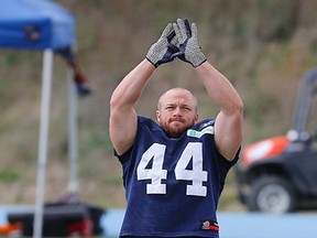 Chad Kackert, added by the Argonauts yesterday, is a team-first guy, says Frank Zicarelli. (Michael Peake/Toronto Sun)