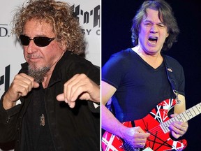 Sammy Hagar and Eddie Van Halen (WENN.COM)