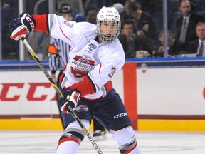 Boston College blue-liner Noah Hanifin falls into the Maple Leafs’ range as they are slotted to pick fourth overall in the weekend draft. (POSTMEDIA NETWORK/FILE)