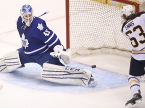 Maple Leafs goalie Jonathan Bernier. (USA TODAY SPORTS/PHOTO)