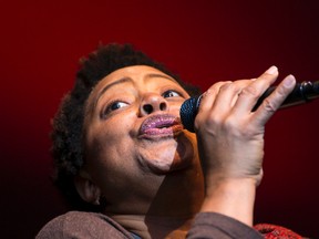 Lisa Fischer, seen here at a recent Ottawa performance, was at the Winspear in Edmonton Monday night. (ERROL MCGIHON/Postmedia Network)
