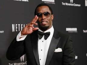 Sean "Diddy" Combs arrives at The Weinstein Company & Netflix after party after the 71st annual Golden Globe Awards in Beverly Hills, California, January 12, 2014. REUTERS/Danny Moloshok