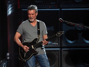 Eddie Van Halen performs onstage during the 2015 Billboard Music Awards at MGM Grand Garden Arena on May 17, 2015 in Las Vegas. Ethan Miller/Getty Images/AFP