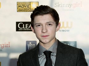 Actor Tom Holland from "The Impossible" arrives at the 2013 Critic's Choice Awards in Santa Monica, California January 10, 2013.  REUTERS/Danny Moloshok