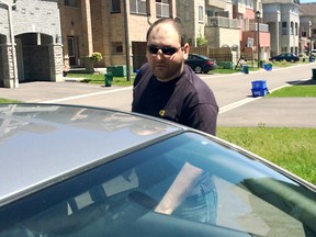 Durham Regional Police are trying to identify a male suspect, pictured in this undated handout photo, of stalking and criminally harassing an Ajax couple.