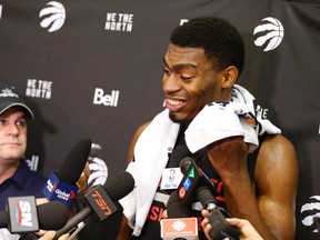 Kentucky centre Dakari Johnson was at the ACC for a workout on Tuesday. Some predict he could be the steal of the draft. (Jack Boland/Toronto Sun)