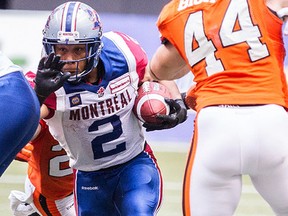 New Argos running back Brandon Whitaker (Postmedia Network file photo)