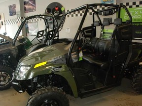 JESSICA LAWS/FOR THE INTELLIGENCER
Brian Hadley of Belleville Sport & Lawn at 128 Church St. South in Belleville believes Bill 46 will be a win-win for the community and those who take part in Off-Road and All-Terrain Vehicles.