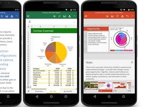 Microsoft Office apps. (Supplied)