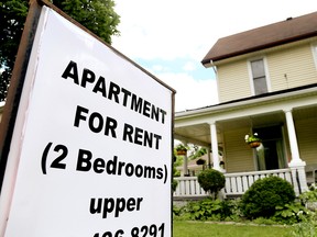 Ontario's announced 2% rent increase guideline for 2016 could add up to increased pressure on social services in Chatham-Kent. Photo taken  in Chatham, Ont. on Tuesday June 23, 2015. (Diana Martin/Chatham Daily News/Postmedia Network)