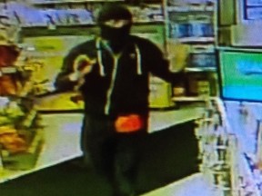 Police say a suspect armed with a knife entered Dulaney Mini Mart Tuesday shortly before 10 p.m. and demanded cash from the clerk.