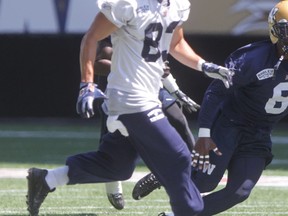 Julian Feoli-Gudino will start for the Bombers Saturday night in Saskatchewan.