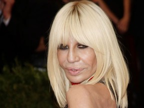Donatella Versace at the MET Gala 2015 'China: Through The Looking Glass' on May 4, 2015. (WENN.com)