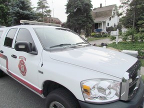 Sarnia firefighters were called out in the early morning on Thursday June 25, 2015 in Sarnia, Ont., to a house fire on Murphy Road. The occupants got out safely and several city fire stations responded to the call, according to fire officials.  Paul Morden/Sarnia Observer/Postmedia Network