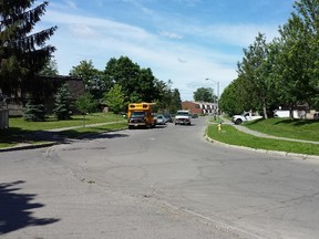 Ottawa Police say they were called to the area of Fairlea Cres. and Gore Private on Wednesday night after several gunshots were fired. They found a shot up vehicle nearby on Walkley Rd. No injuries were reported. (COREY LAROCQUE Ottawa Sun)