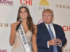 Univision, America's top Spanish-language TV network, has severed its business ties with Donald Trump's Miss Universe Organization over the real estate mogul and now presidential hopeful's nasty comments about Mexican immigrants. Rodrigo Varela/Getty Images/AFP